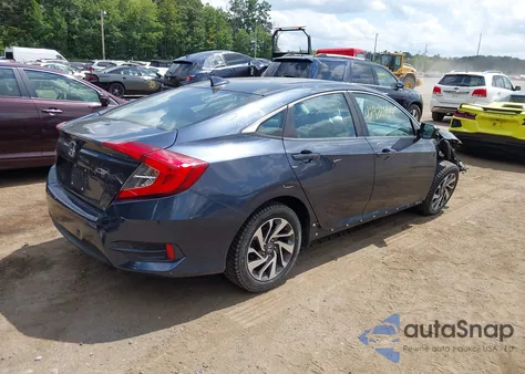 2017 Honda Civic Ex z USA, uszkodzony, nr VIN 19XFC2F71HE201846